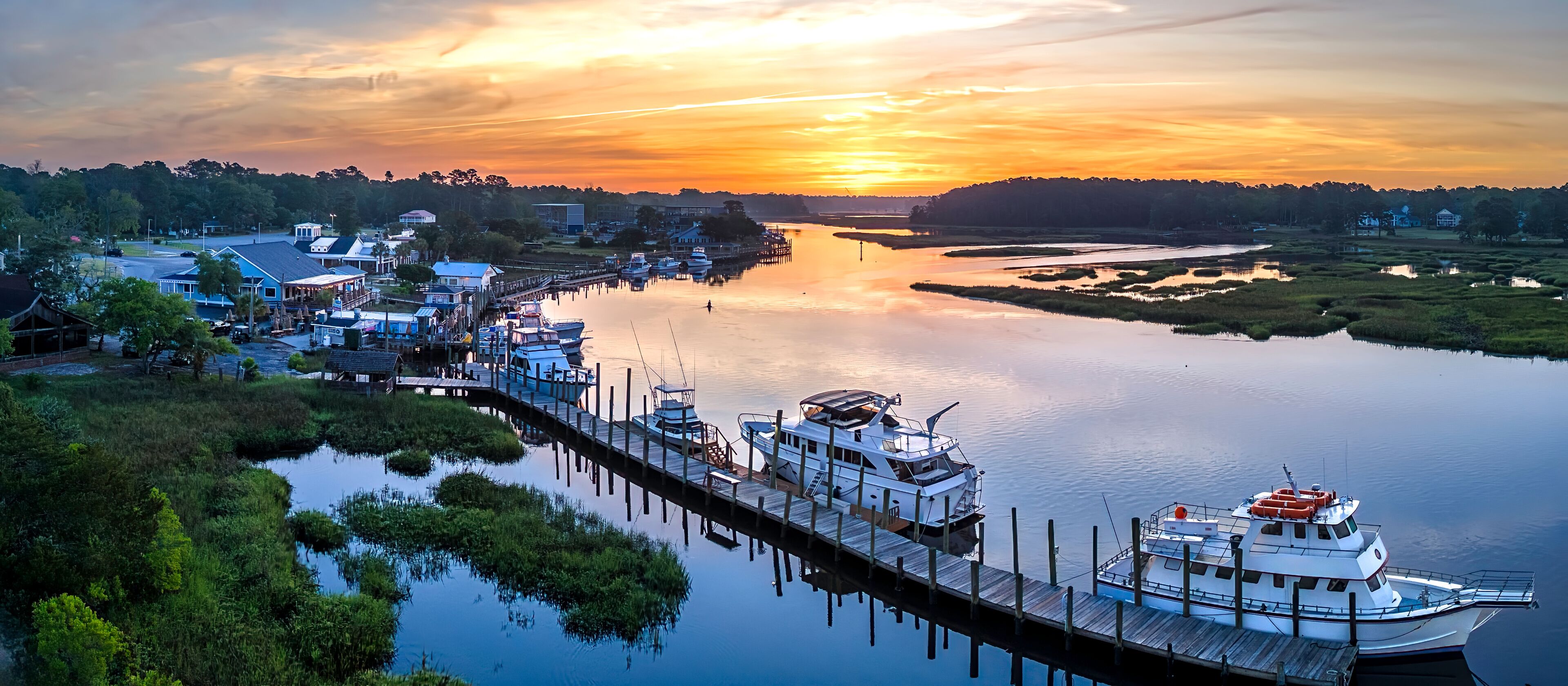 Calabash seafood fishing village across the North Carolina line